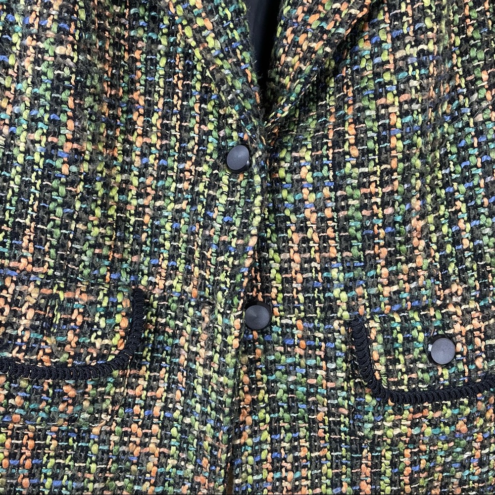 Multi-color tweed blazer - Picture 2 of 3